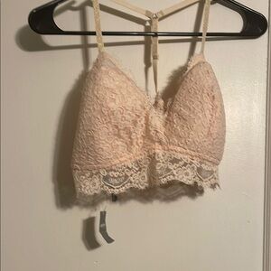 Elegant Lace Bralette in Cream